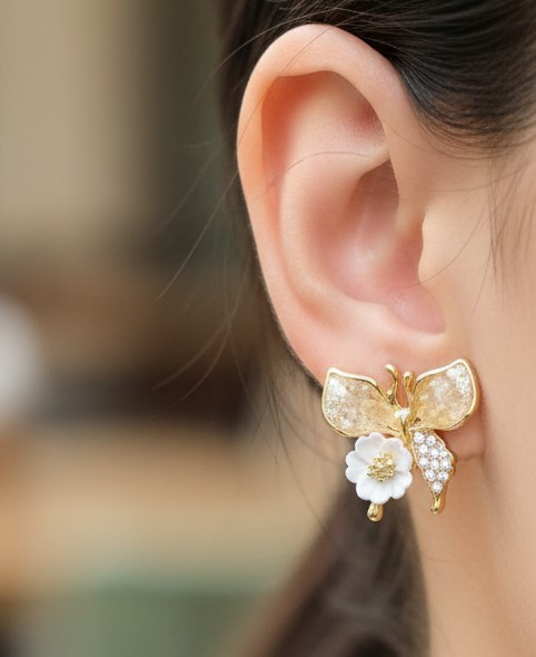 butterfly earrings