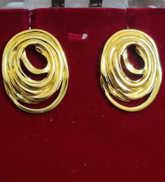 OvalRing Earring
